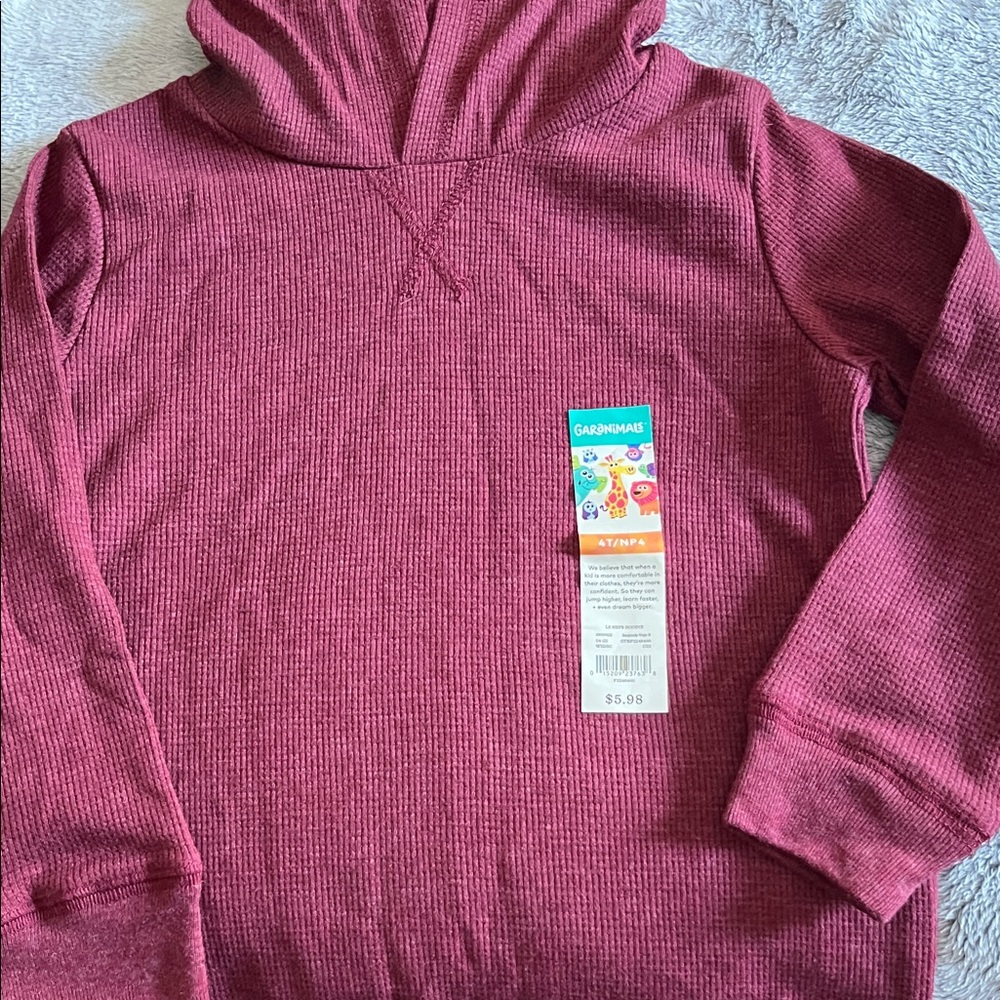 Garanimals Maroon Hooded Top